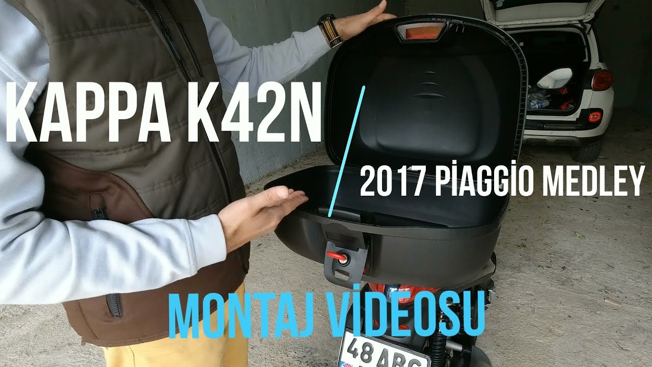 TOP CASE MONTAJI | PİAGGİO MEDLEY 150 Top Case Montajı 