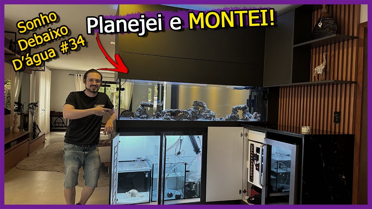 Montei um Aquário Marinho de ALTO PADRÃO para um Inscrito! - Sonho Debaixo D'água #34