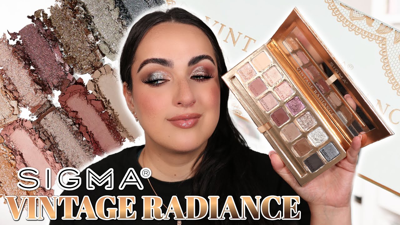Палетка теней для век SIGMA BEAUTY VINTAGE RADIANCE! Обзор и 2 образа!