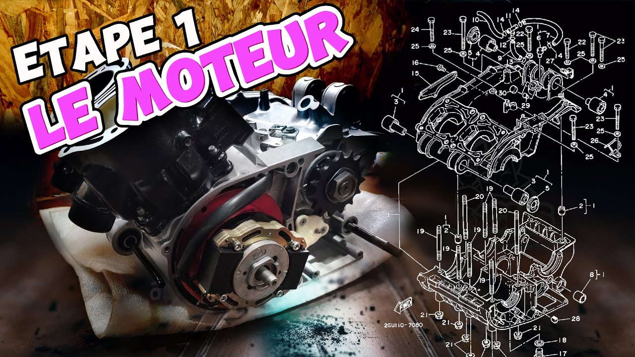 Etape 1 : ON PREPARE LE MOTEUR DU 350 BANSHEE