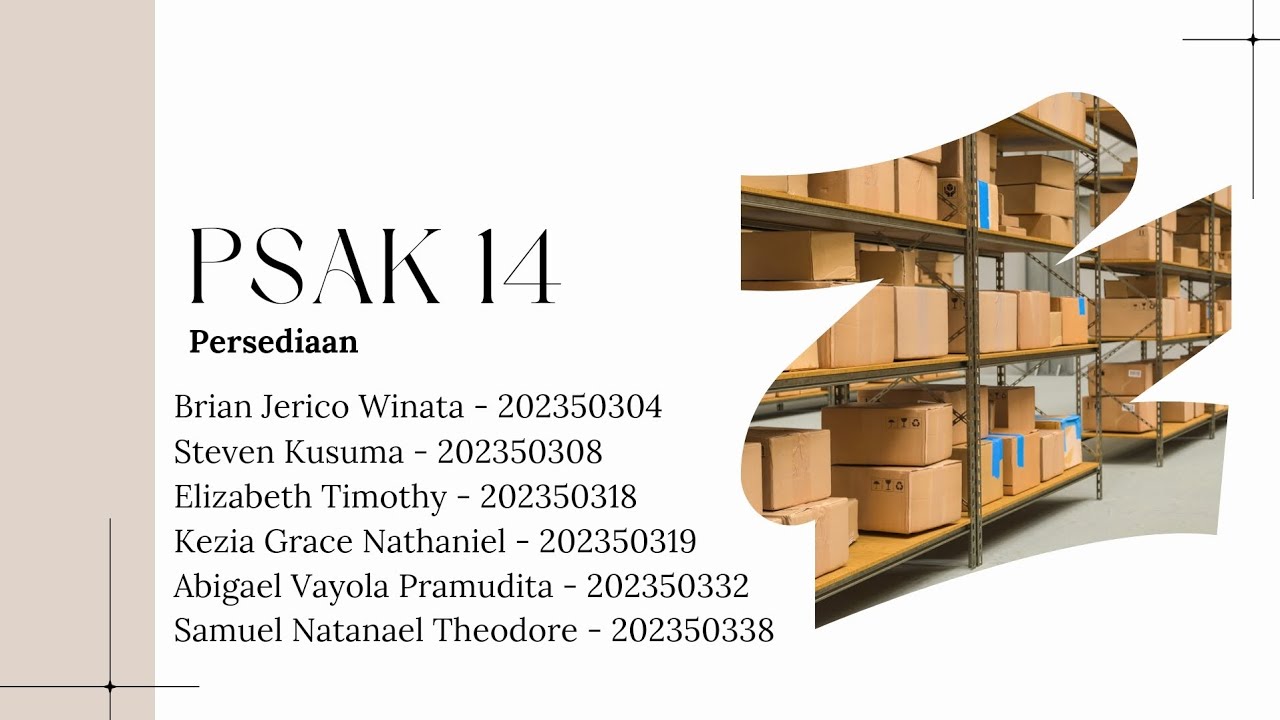 PSAK 14 Persediaan