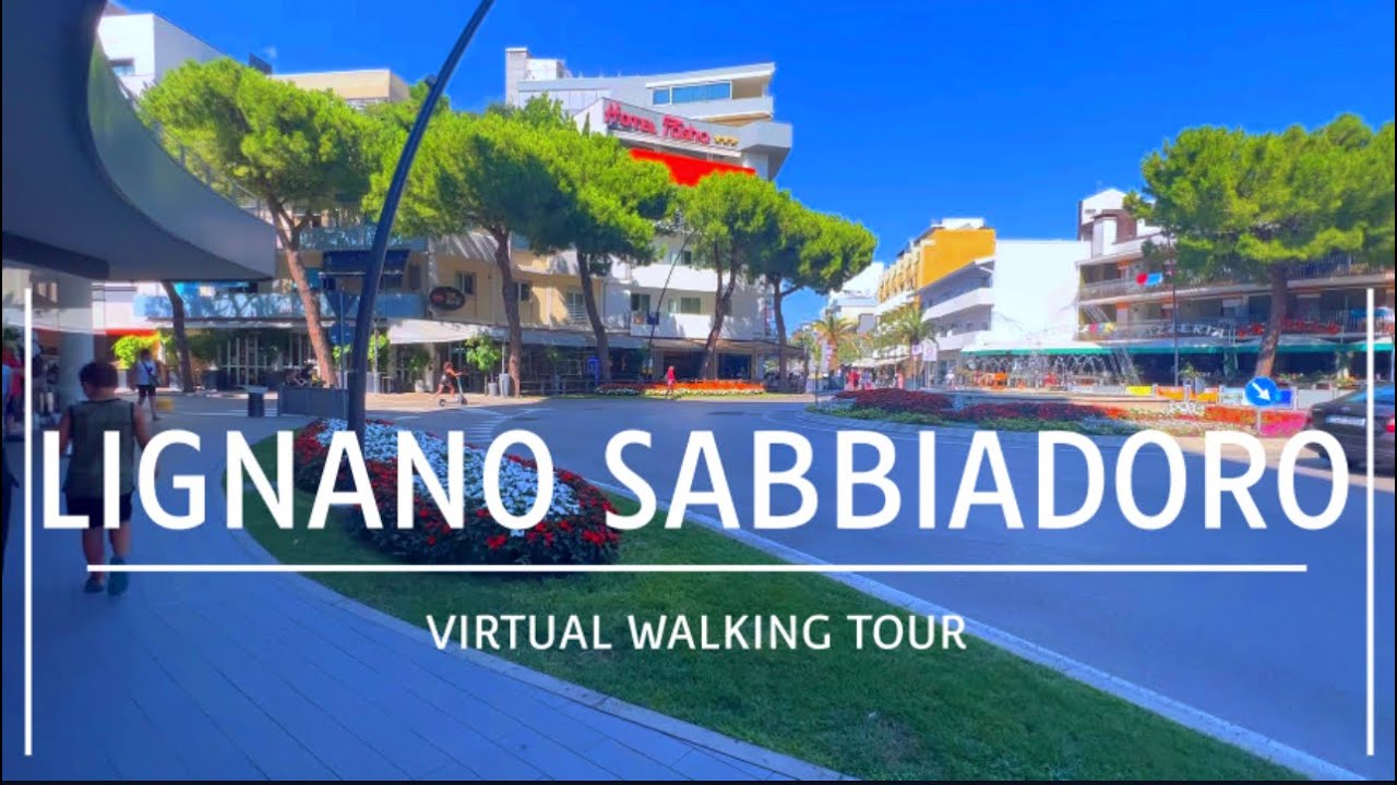 Lignano Sabbiadoro, 4K ultra HD Summer Walk, 2023 Italy 🇮🇹