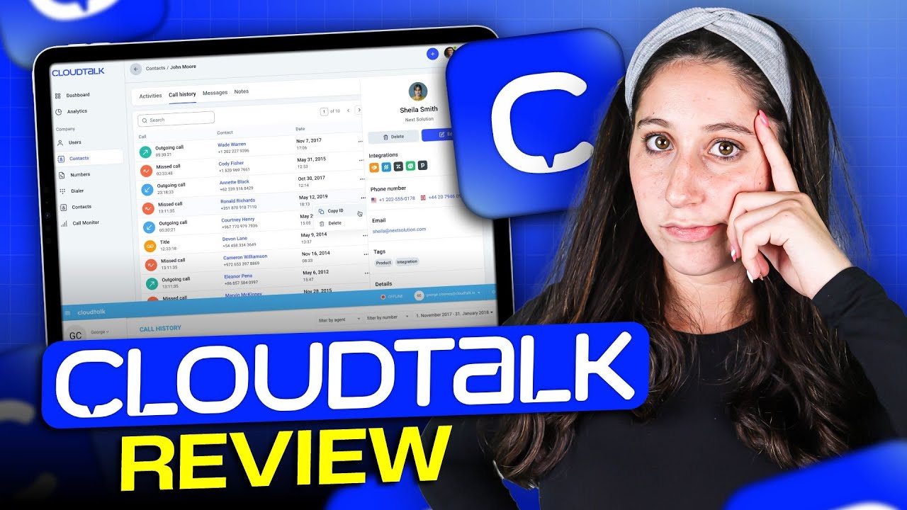Как голосовые агенты на основе ИИ преобразуют звонки клиентов | Обзор CloudTalk (подробный анализ...