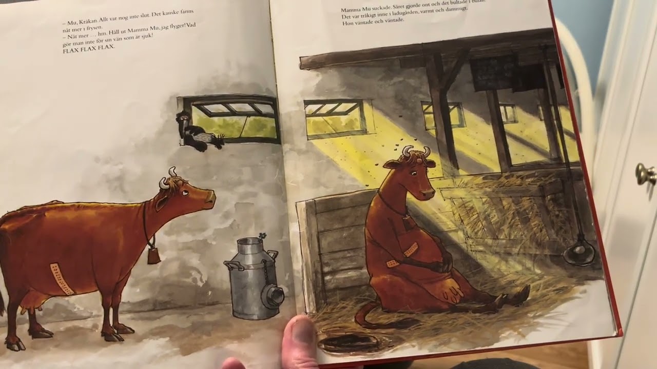 Mamma Mu får ett sår. Jujja Wieslander Sven Nordqvist/ Natur&Kultur