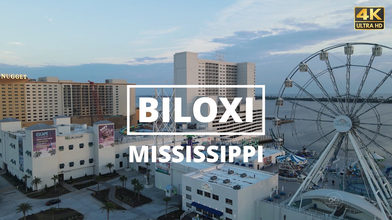 Biloxi, Mississippi - [4K] Drone Tour