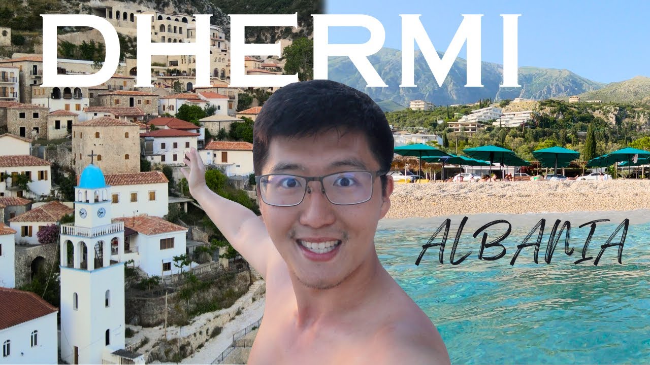 DHERMI - THE SANTORINI OF ALBANIA?! Albania's MOST BEAUTIFUL VIEWPOINT + INCREDIBLE BEACH TOWN!