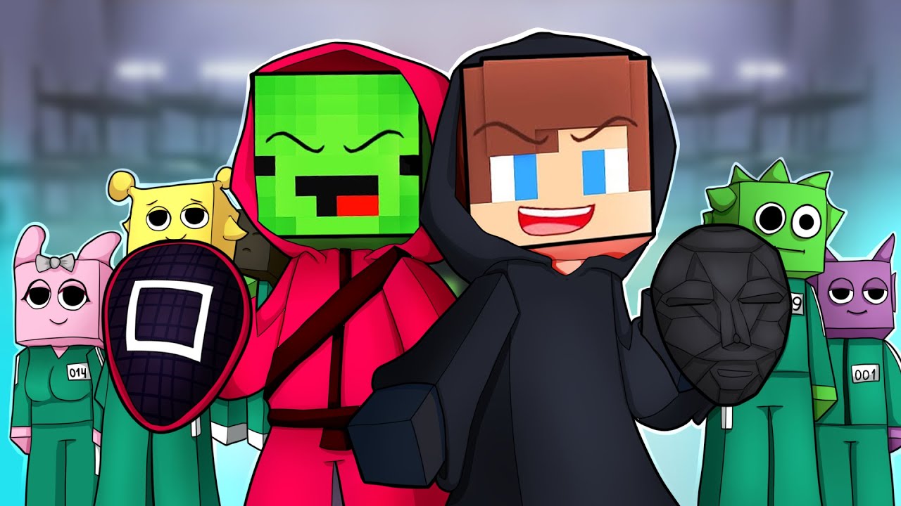 MAIZEN in SQUID GAME SEASON 2 vs INCREDIBOX SPRUNKI : JJ and MIKEY Minecraft Animation JJ & Mikey