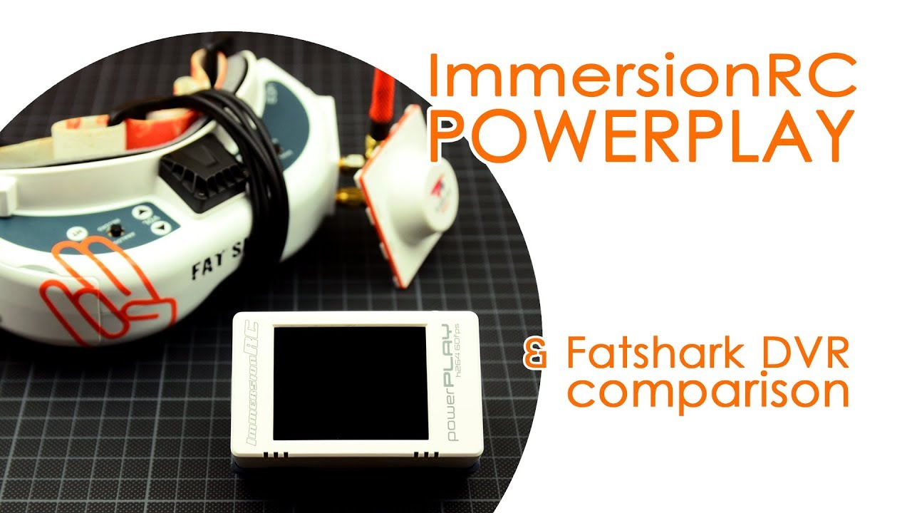 ImmersionRC Powerplay : external DVR and battery pack for FPV goggles