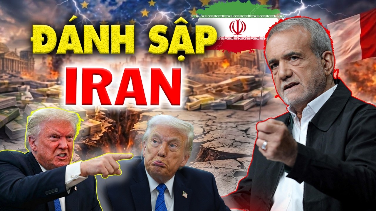 🔥 SỐC: Trump đòi lật Lãnh tụ Iran! Israel đánh sập 