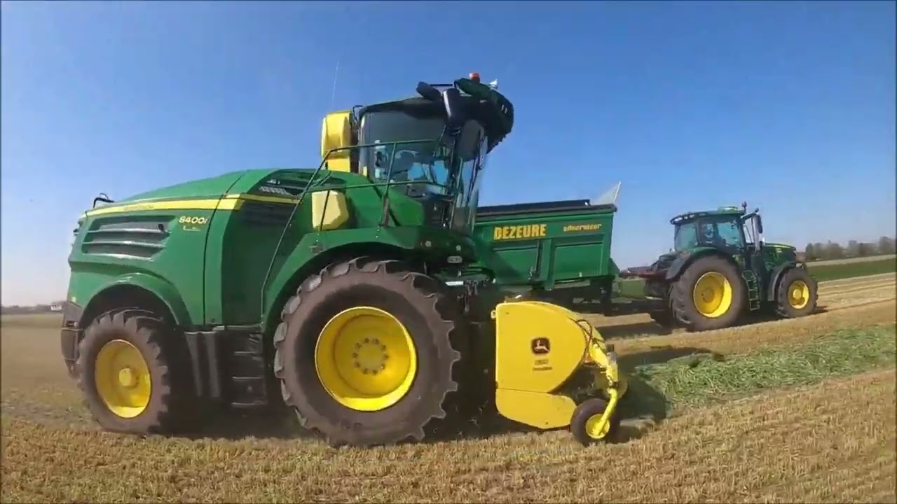 GRASS SILAGE 2023 │JOHN DEERE 8400I & 2X 6R215│BRAND NEW CATERPILLAR 926M