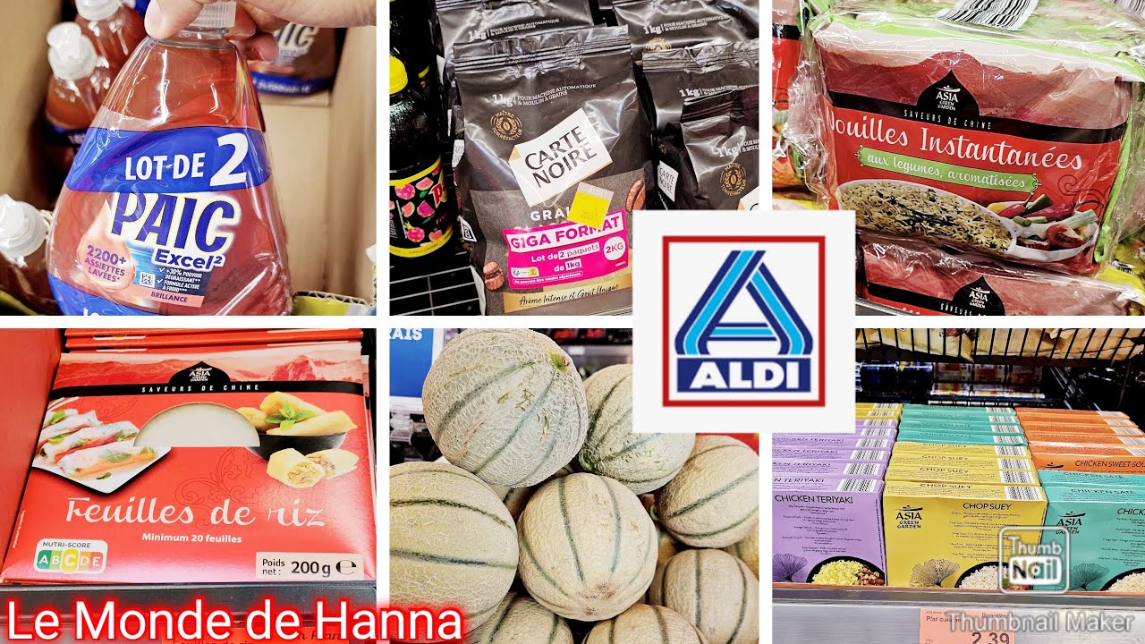 ALDI FRANCE ARRIVAGE 04-08 BONS PLANS
