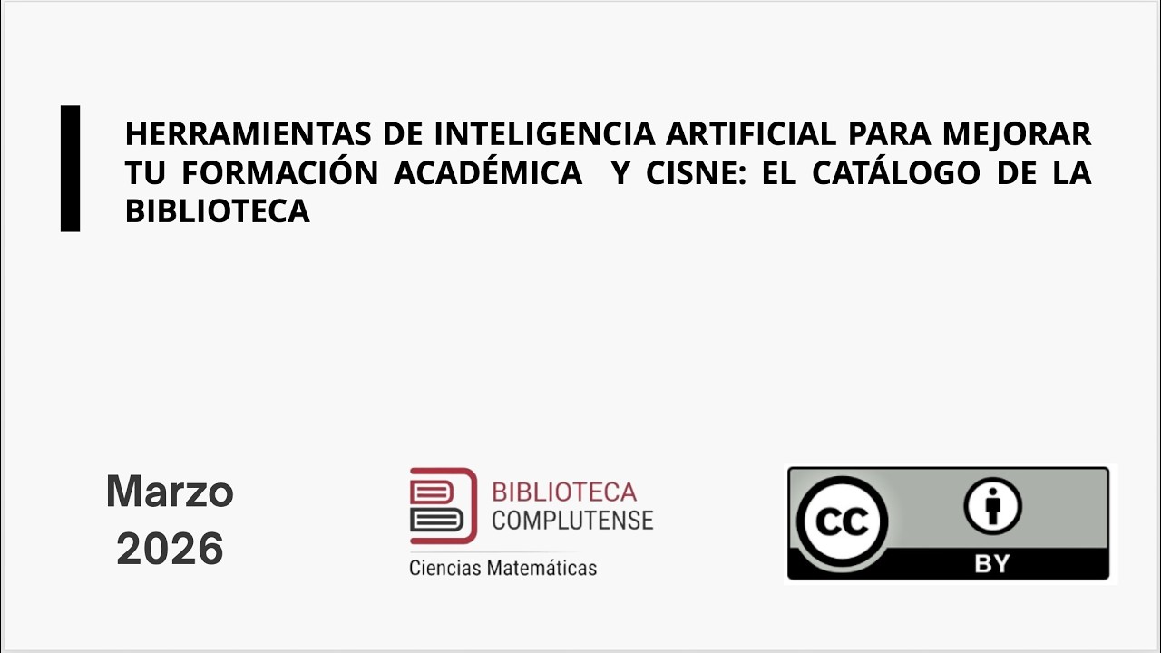 Competencias en Recursos de Información Científica 2026