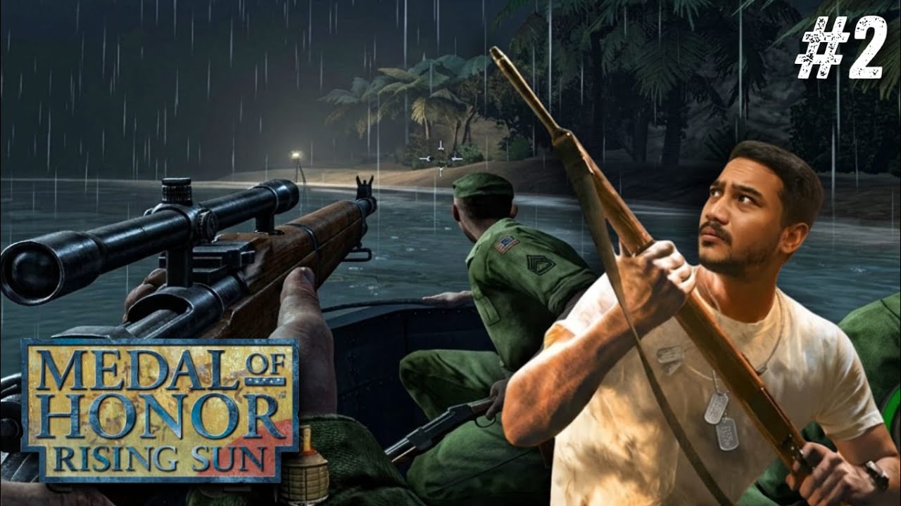 NOSTALGIA PS2 GAME PERANG YANG SANGAT CHAOS - MEDAL OF HONOR RISING SUN