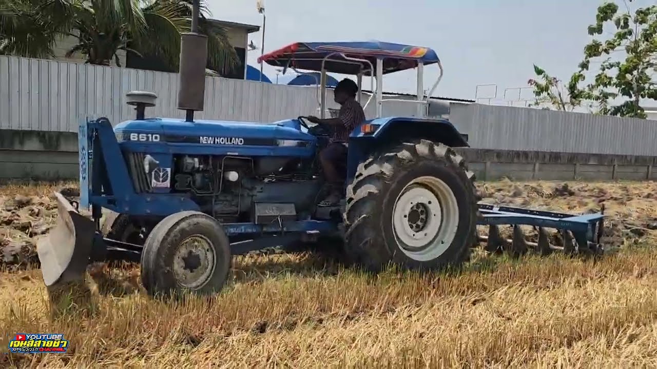 รถไถฟอร์ดตัวแรงในตำนาน เจอดินเหนียวๆไถเข้าดีมาก🌾🌾