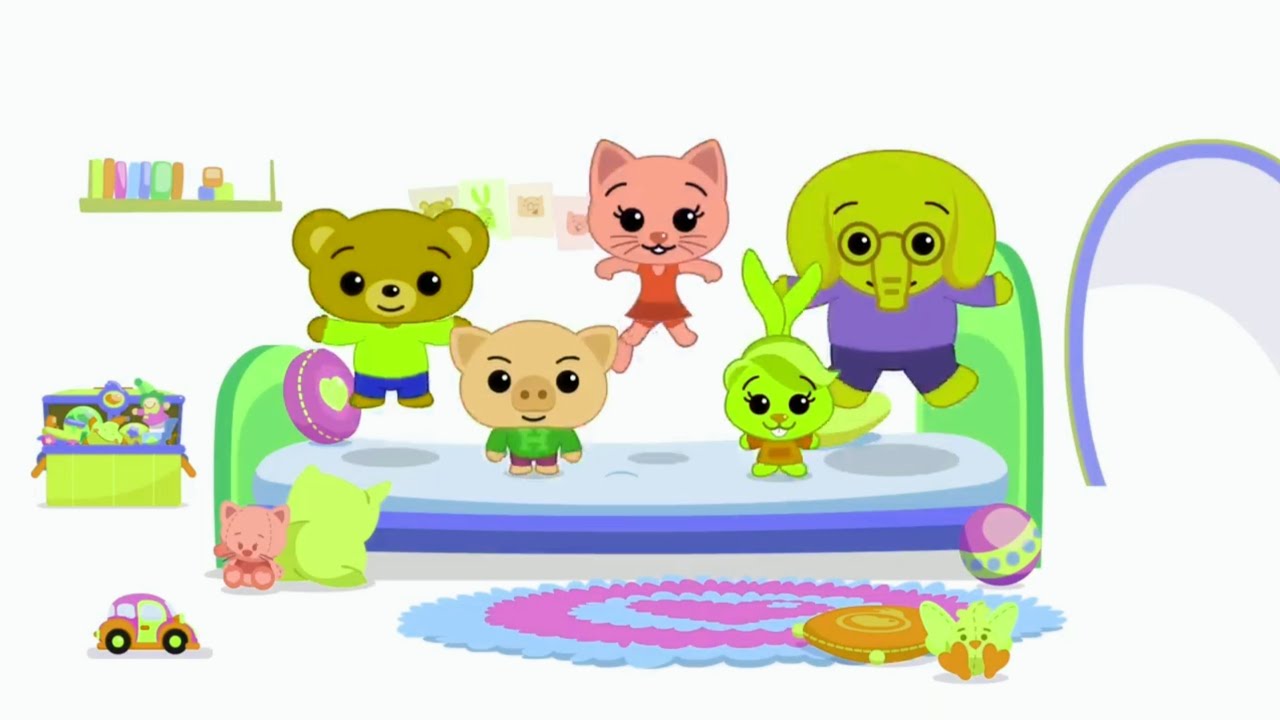 Plim Plim| Five Little Friends Jumping on the Bed Effects| Sponsored by: Gamavision Csupo Effects