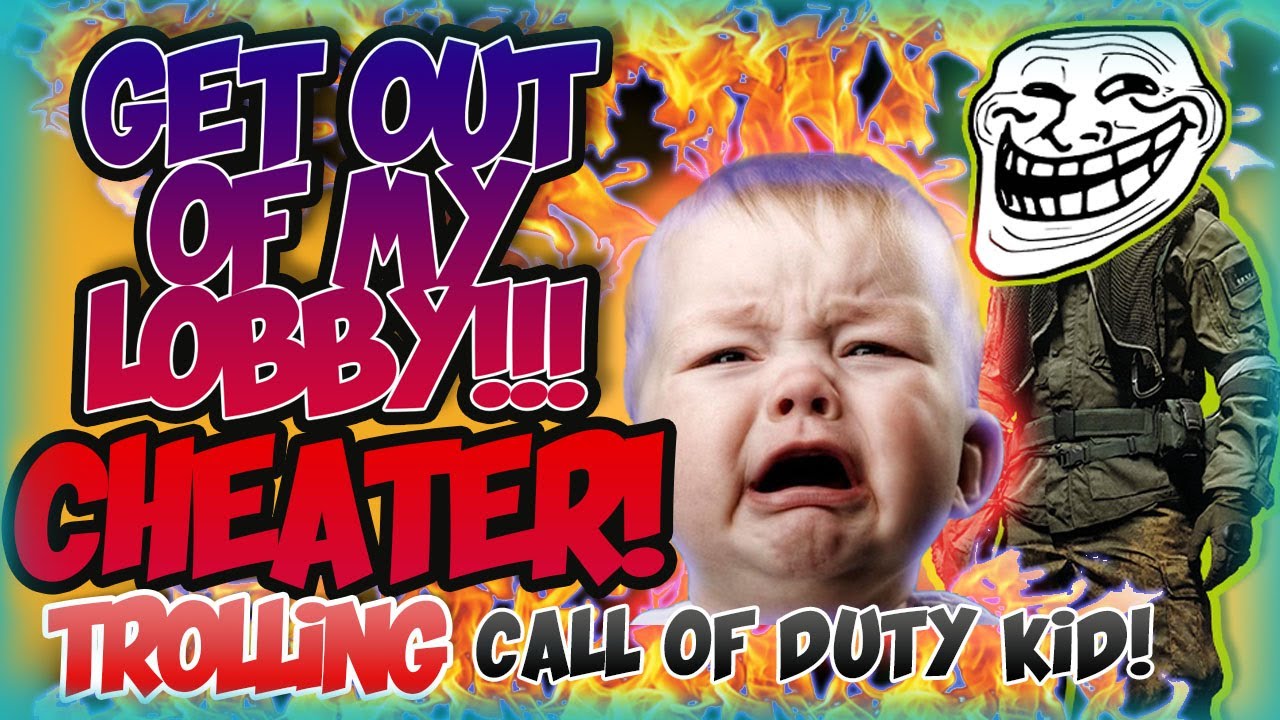 CHEATER !!! GET OUT! - Trolling Kid on CALL OF DUTY: MODERN WARFARE(FUNNY RAGE)