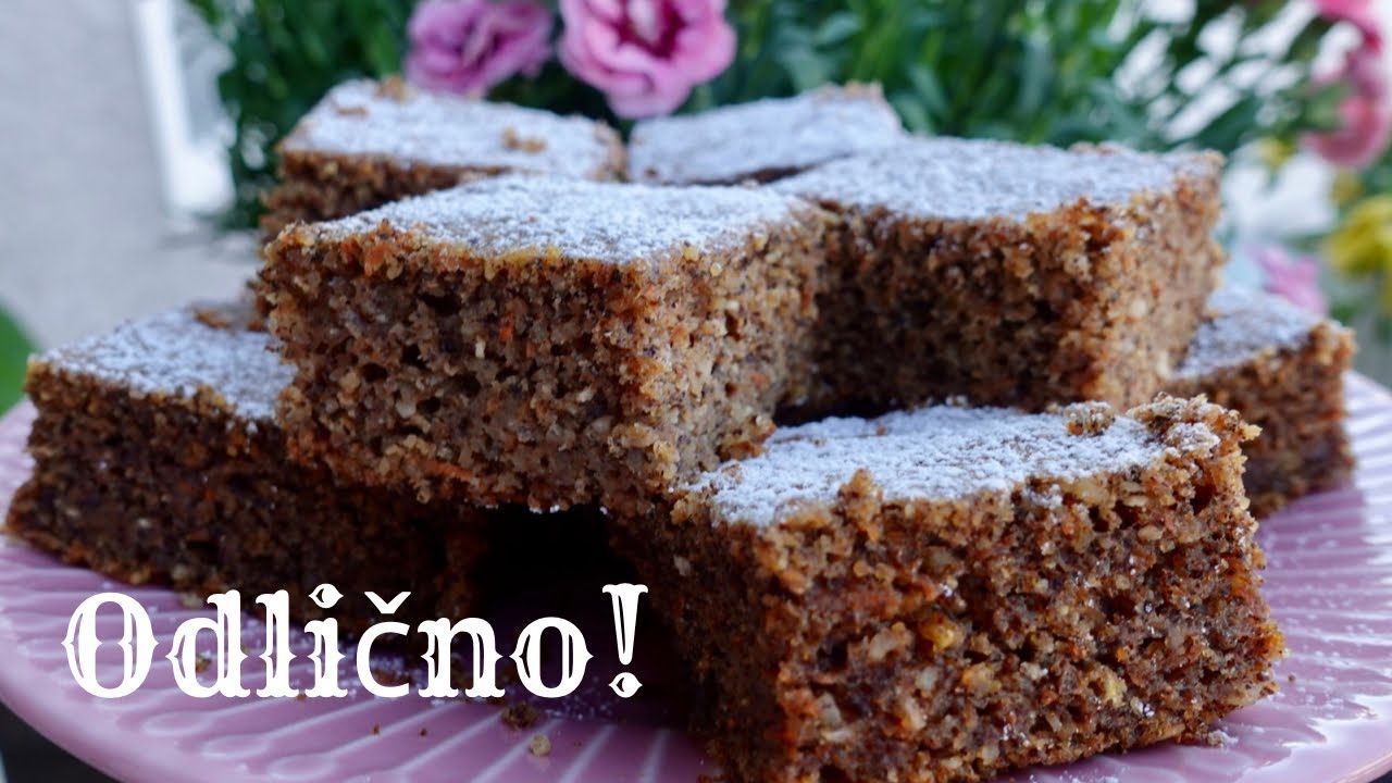 ZDRAVE KOCKE, FANTASTIČAN KOLAČ S KOKOSOM, MAKOM, ORASIMA I ROGAČIMA