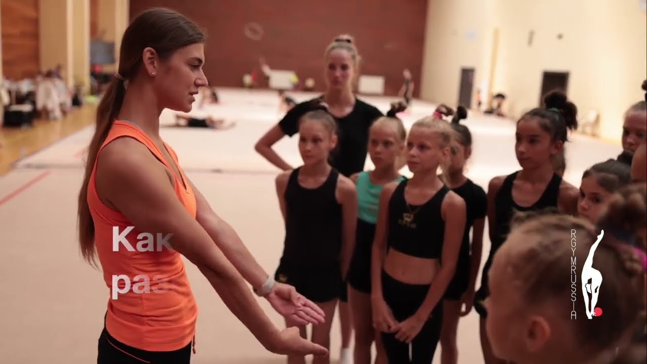 Alexandra Soldatova at Russian National RG Team training camp