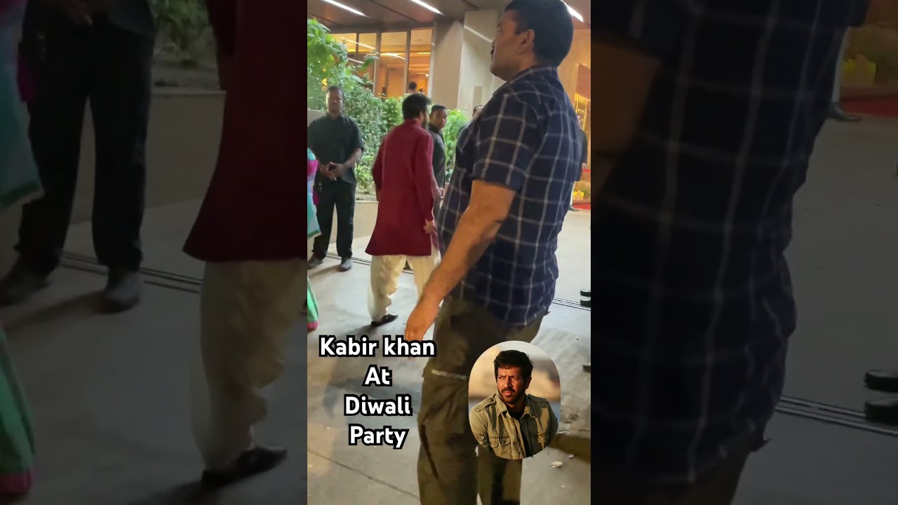 Kabir khan at diwali party 