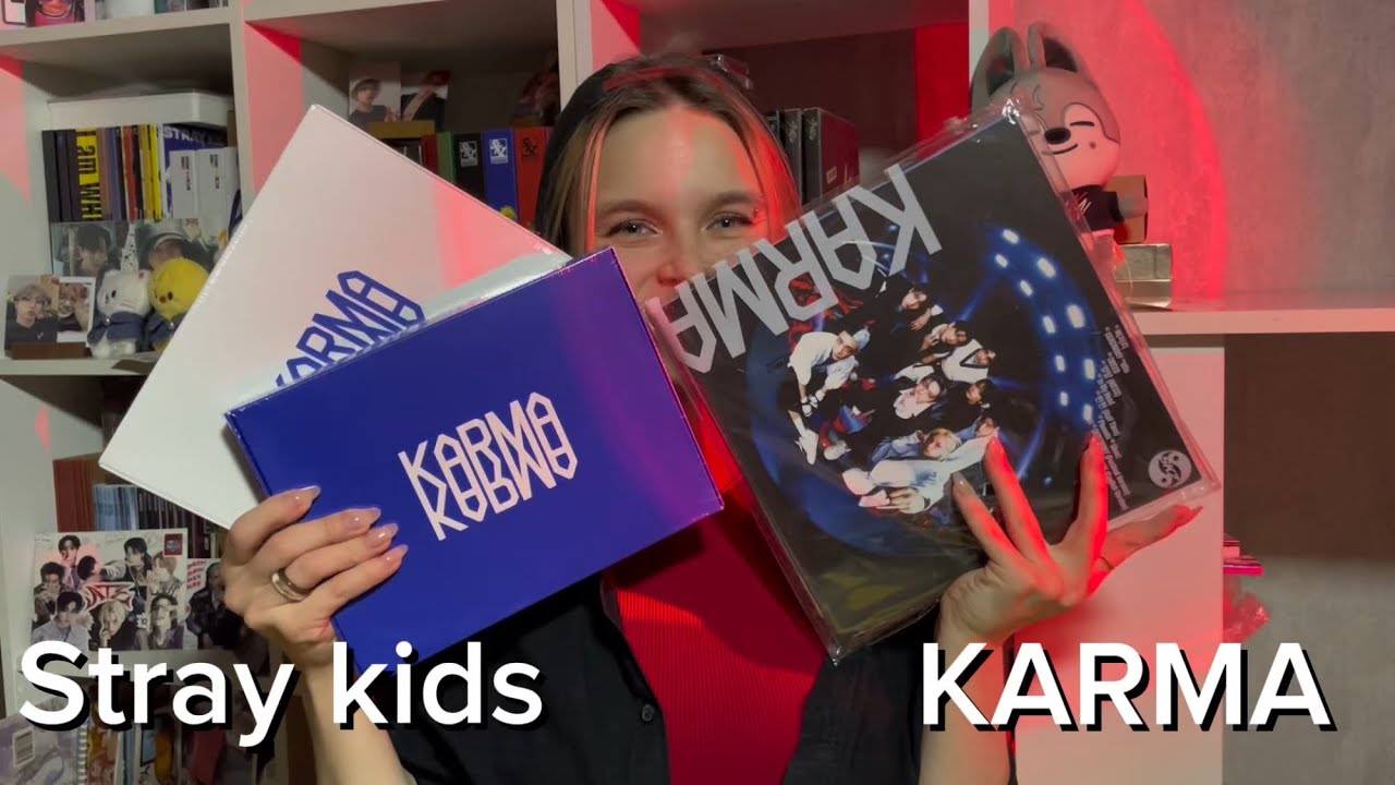 ✨ Распаковка альбомов Stray kids “KARMA” (Limited ver., Standart ver.) ✨