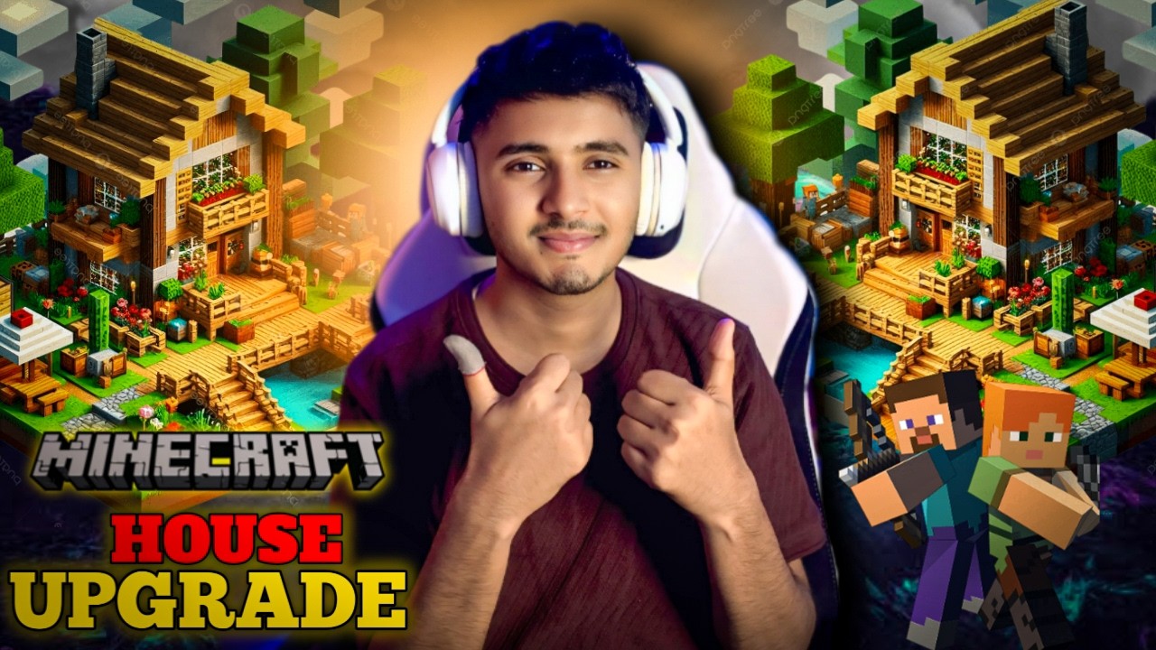 House Upgrade DAy  3 In MineCraft Surival Series .