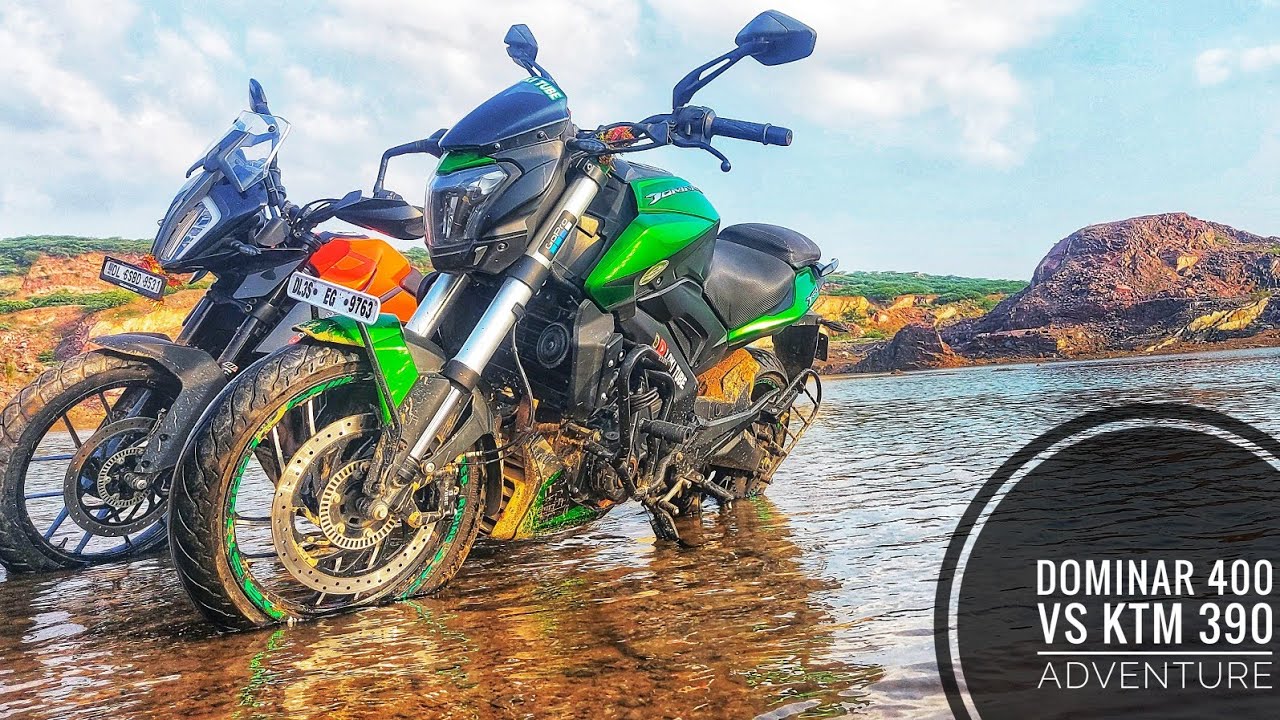 DOMINAR 400💚 UG GREEN vs KTM 390 ADVENTURE🧡 Extreme offroad!!