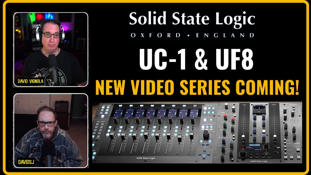 Solid State Logic | SSL | UF8 & UC1 | Daw Controller, Advanced Plugin Controller