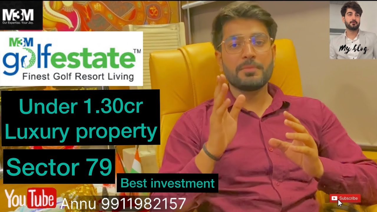M3M golf estate 2.0 // 1.30cr starting// sector 79 // ultra luxury project