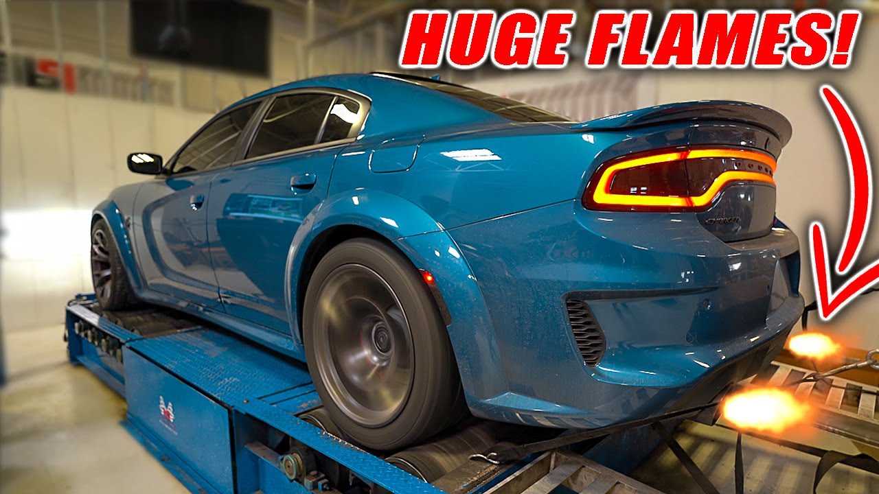 CHARGER HELLCAT DYNO WITH NEW MODS! *MORE POWER*