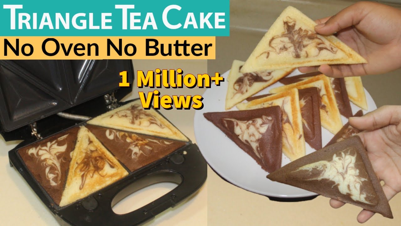 5 Minutes Tea Cake In Sandwich Maker | Tea Cake Recipe Without Oven | Basic Plain Soft Cake