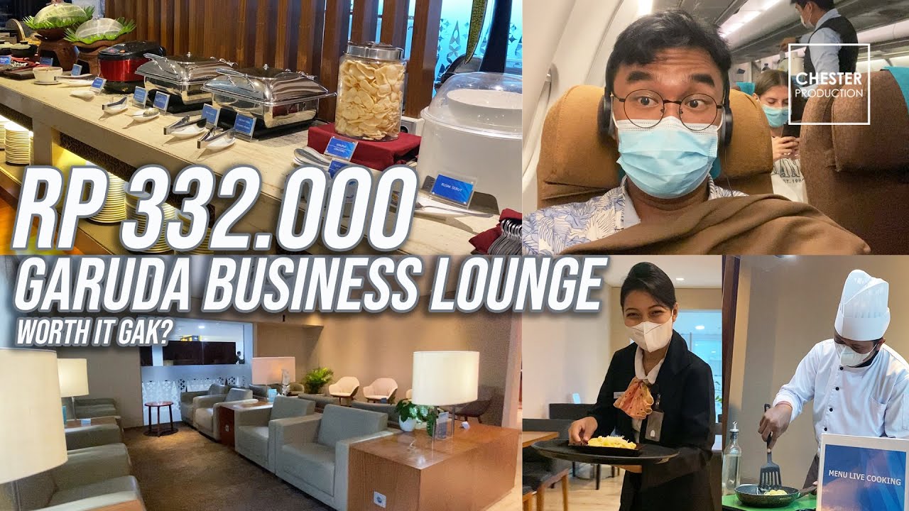 332 RIBU! MAKAN SEMUA MAKANAN DI LOUNGE GARUDA - Trip Report Garuda Indonesia GA417 (Bali - Jakarta)
