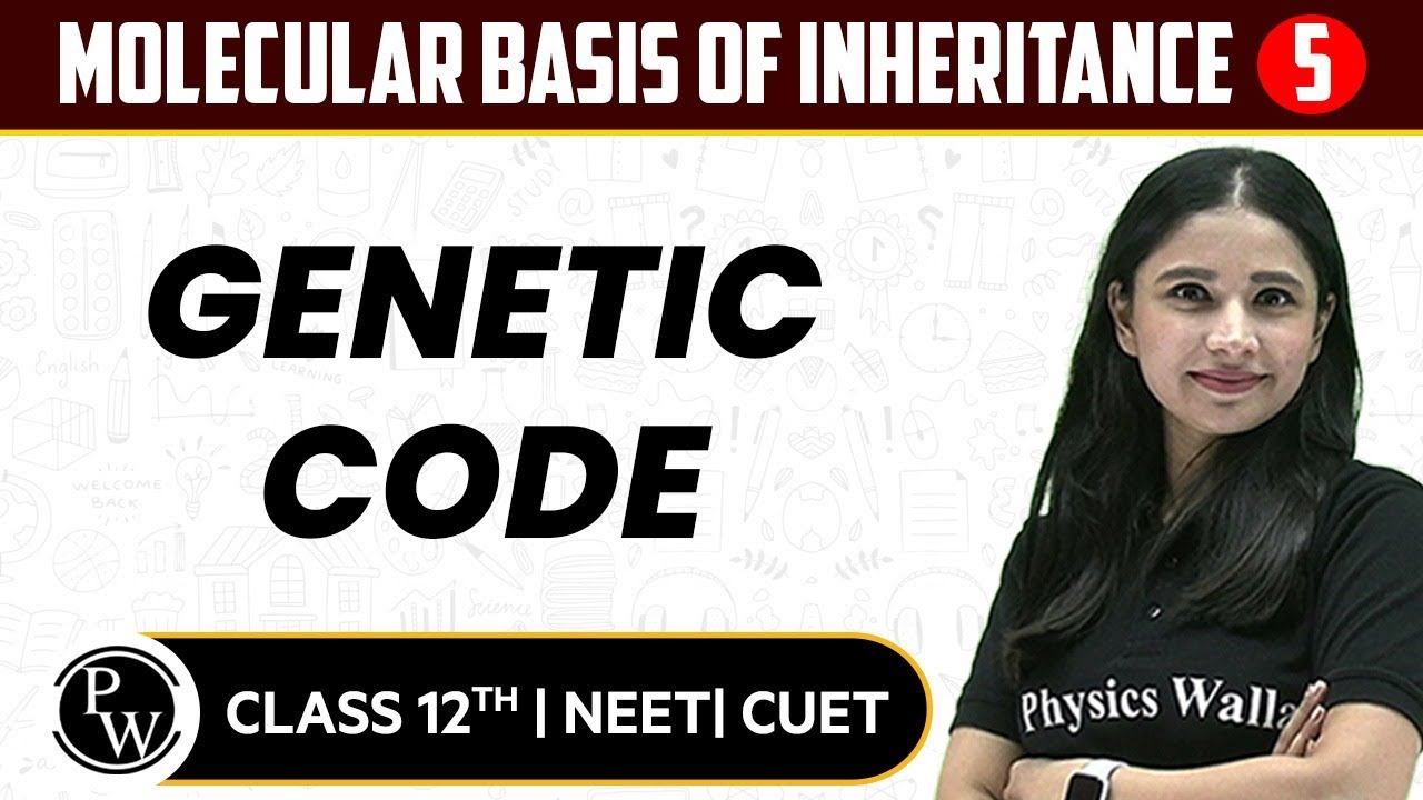 Molecular Basis of Inheritance 05 | Genetic Code | Pure English | 12th / NEET/CUET