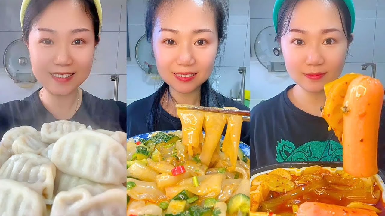 Satisfying Chinese Food ASMR – Unique Snacks & Noodles #94