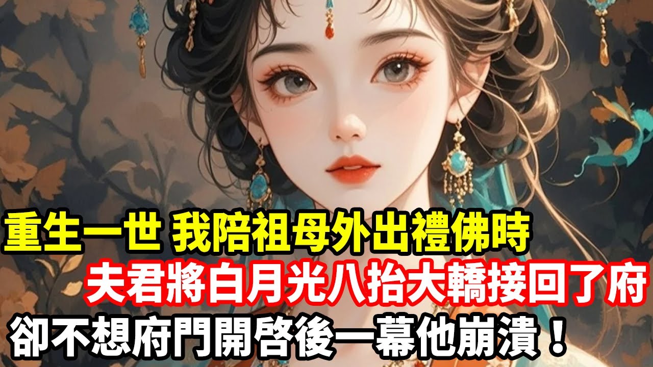 重生一世，我陪祖母外出禮佛時，夫君將白月光八抬大轎接回了府，卻不想府門開啓後一幕他崩潰！