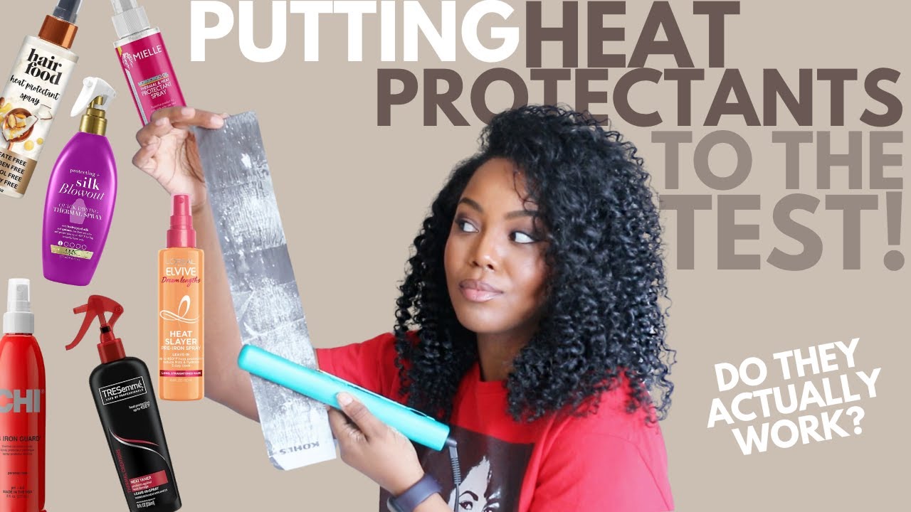Putting Heat Protectants to the Test: Do They Really Protect Your Hair? 🤔 | Natural Hair