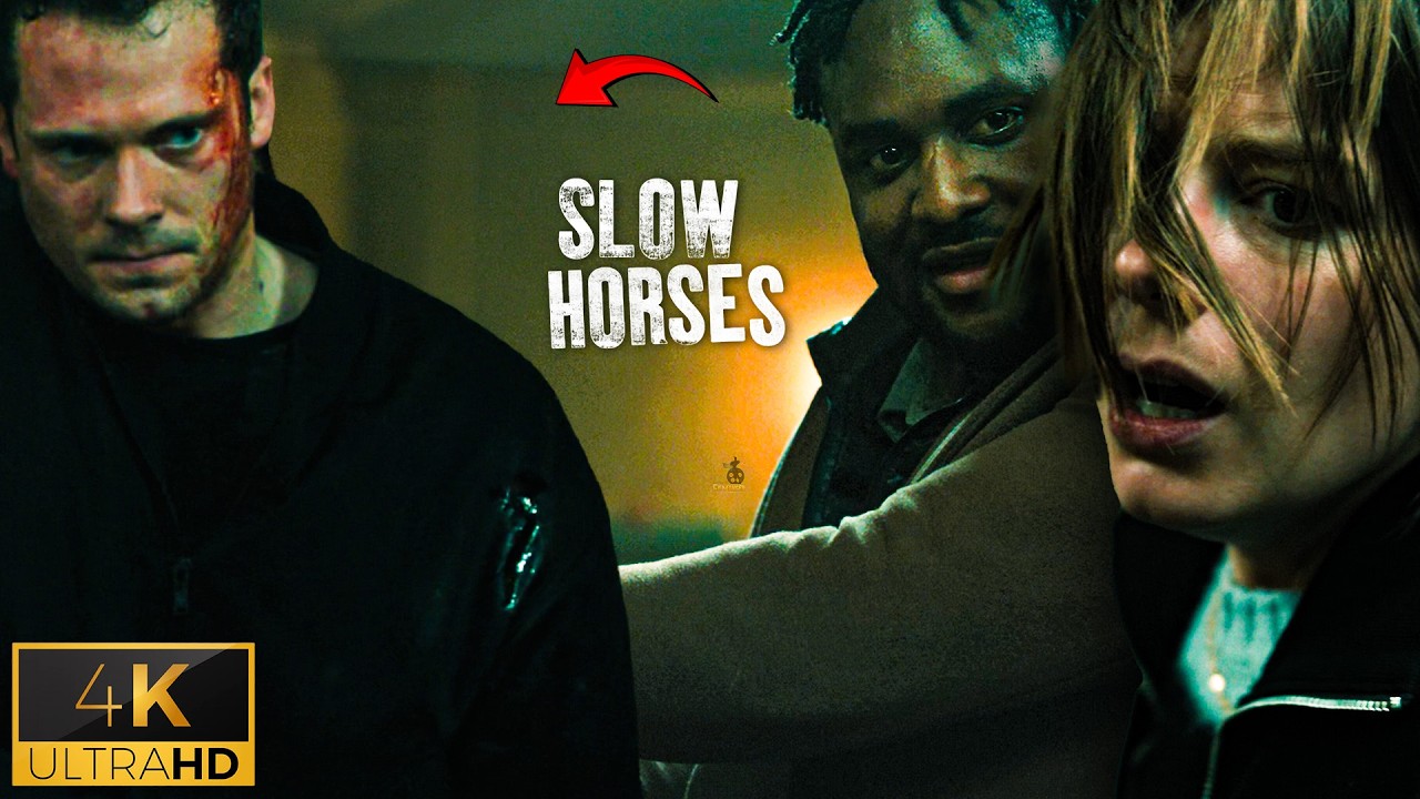 Marcus Dies Protecting Slough House - Slow Horses S4E6 4K Scene