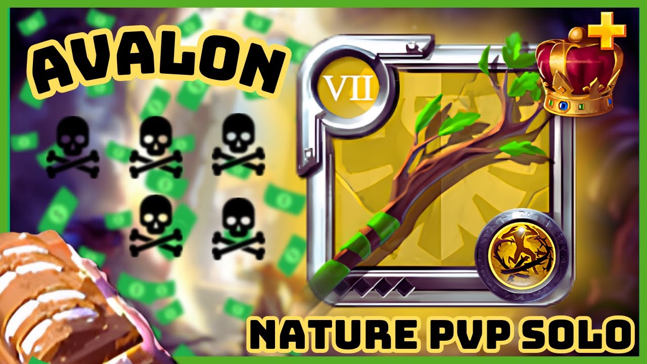 🎋 Nature Build Mais Forte das Rotas Avalon! 🎋 (PVP + PVE Insano) 🎋