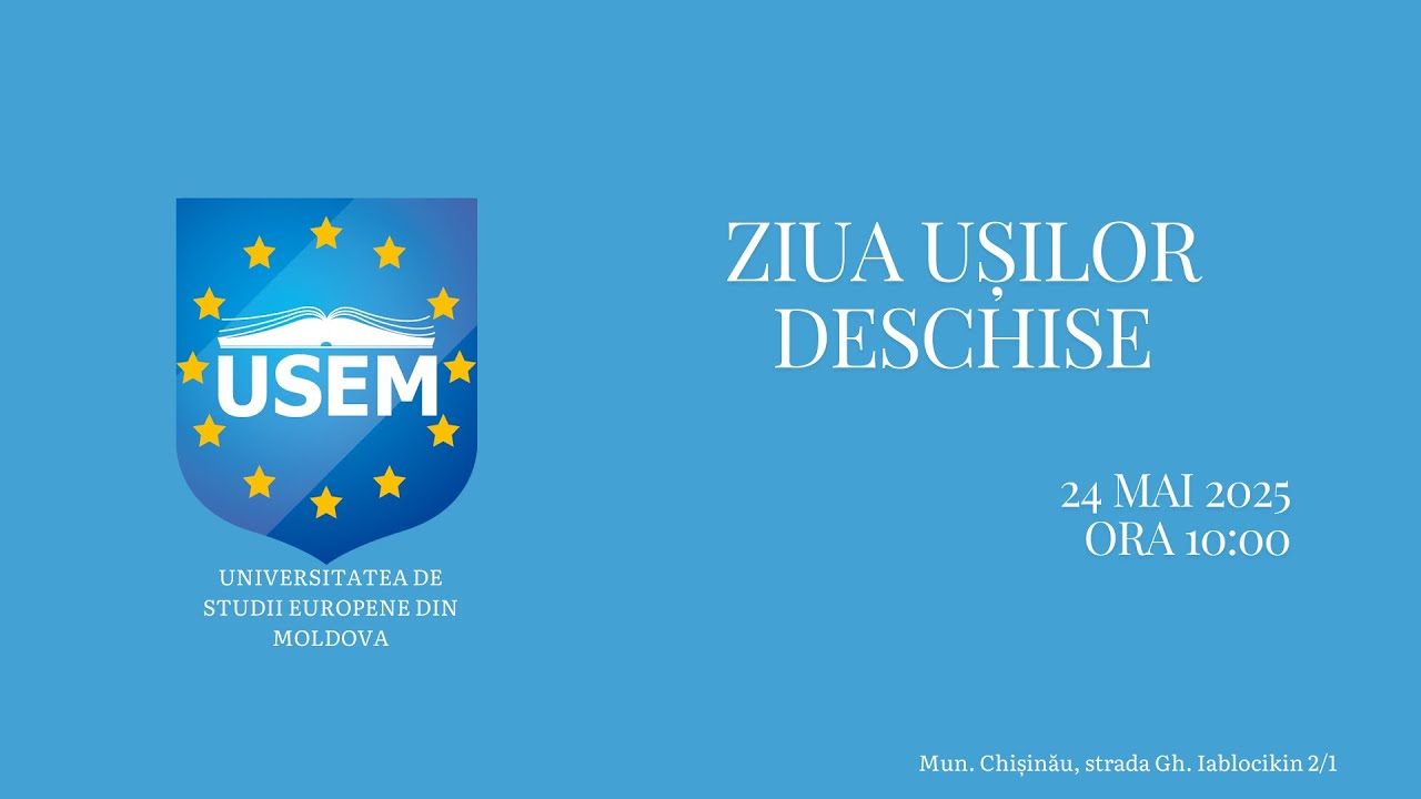 Ziua Ușilor deschise USEM - 24 mai 2025