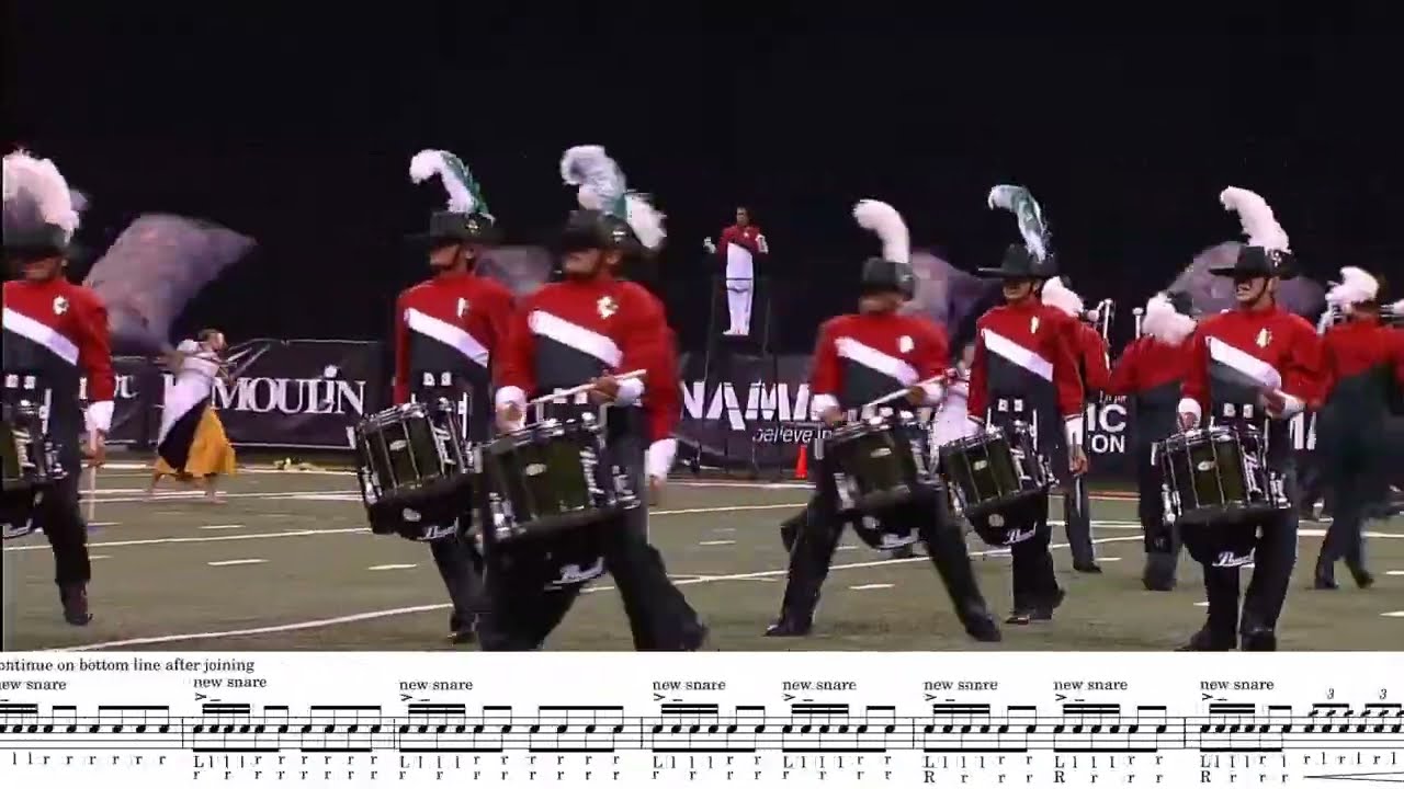 SCV 2009 Drum Feature  - Snare Transcription