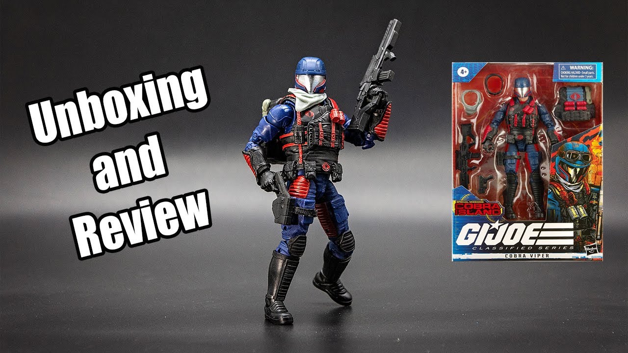 G.I. Joe Classified Series Cobra Island Cobra Viper Target Exclusive Figure Unboxing and Review