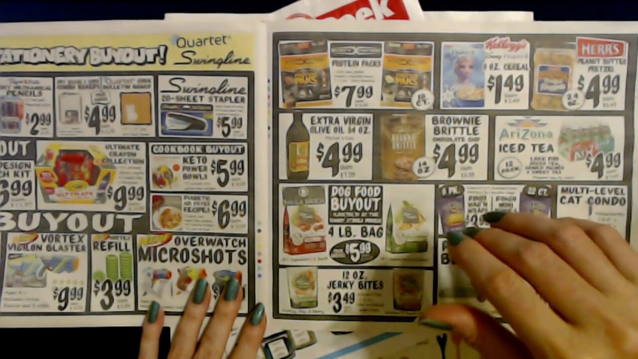 ASMR | Sales Circular Review / Show & Tell 8-12-2020 (Soft Spoken)