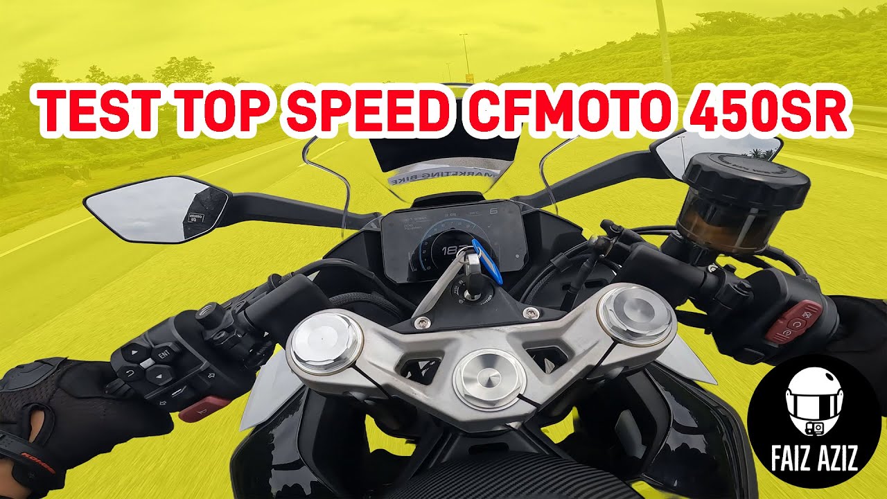 TEST TOP SPEED CFMOTO 450SR Vlog E481