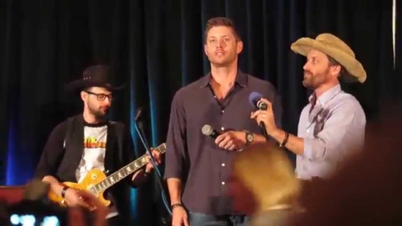Jensen Ackles Singing ''Your Love'' at DallasCon 2014