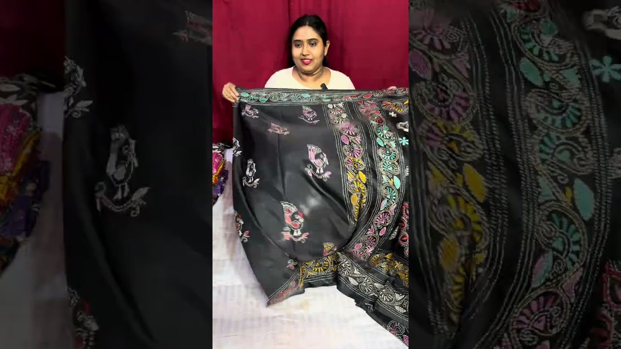 Kantha stitch sarees 