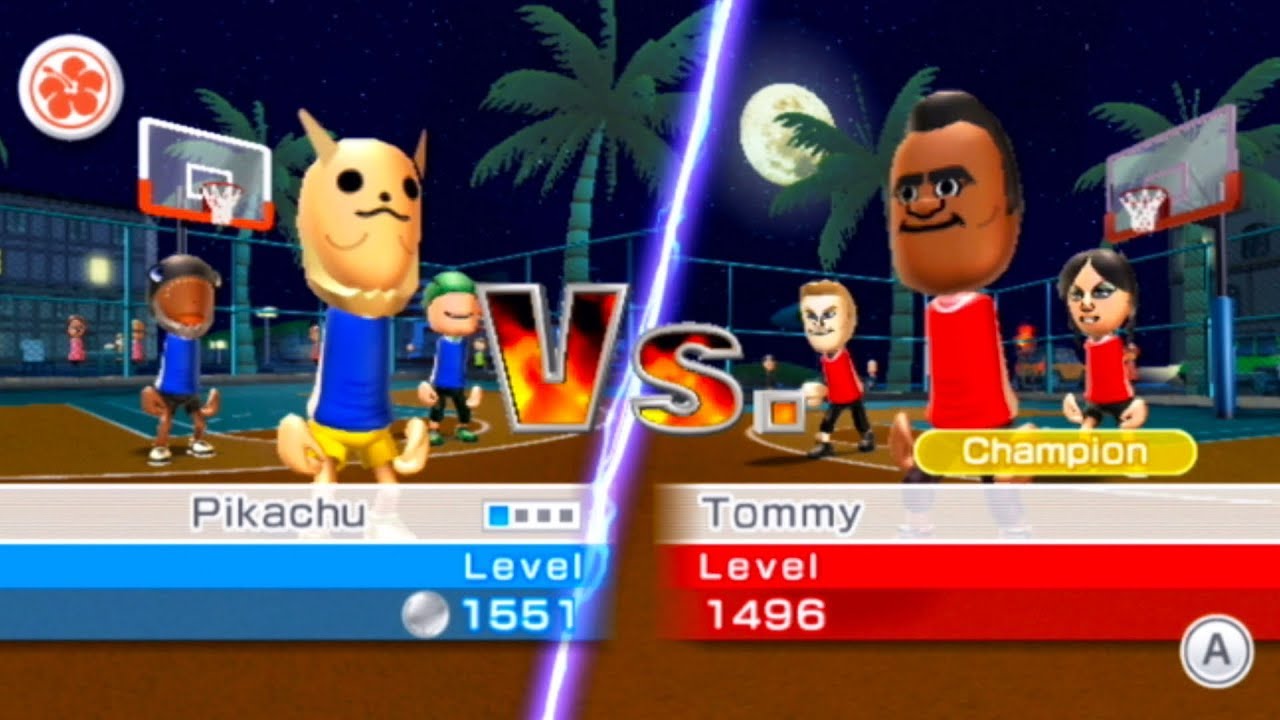 Sfido il Campione di Basket di Wii Sports Resort