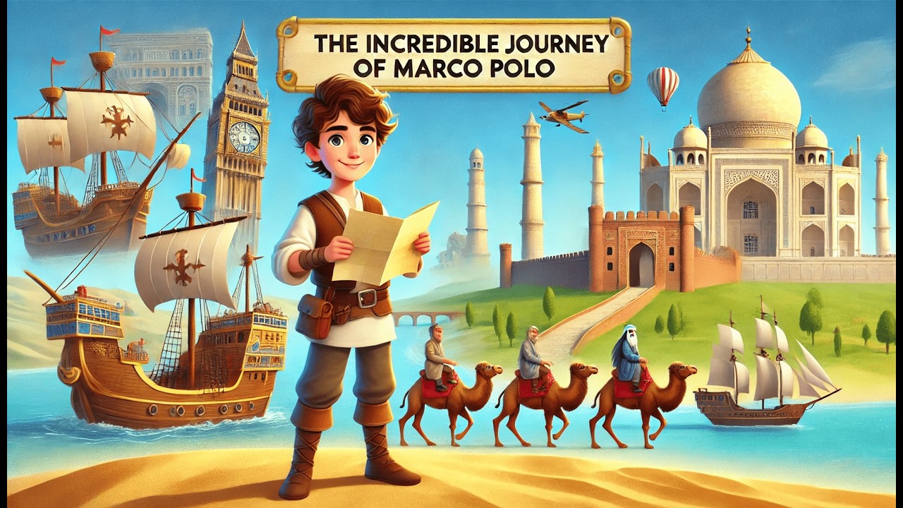 The Incredible Journey of Marco Polo | Children's History Documentary