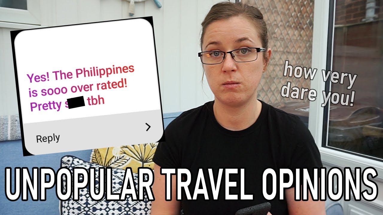Reacting To YOUR UNPOPULAR TRAVEL OPINIONS! | AD