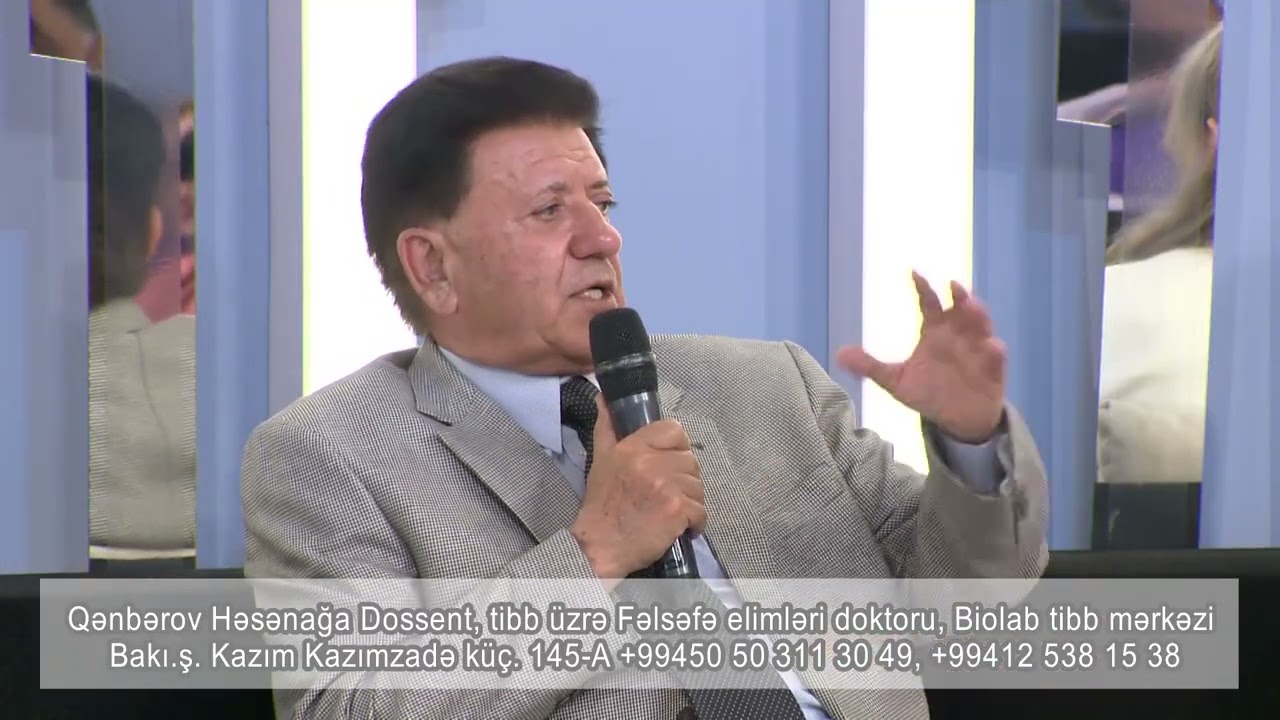 Revmatoloq Həsənağa Qənbərov Naftalan vannalarının qəbul edilməsi haqqında