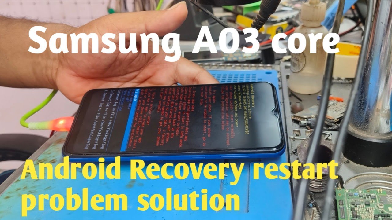 Samsung A03 core automatic android recovery problem solution.