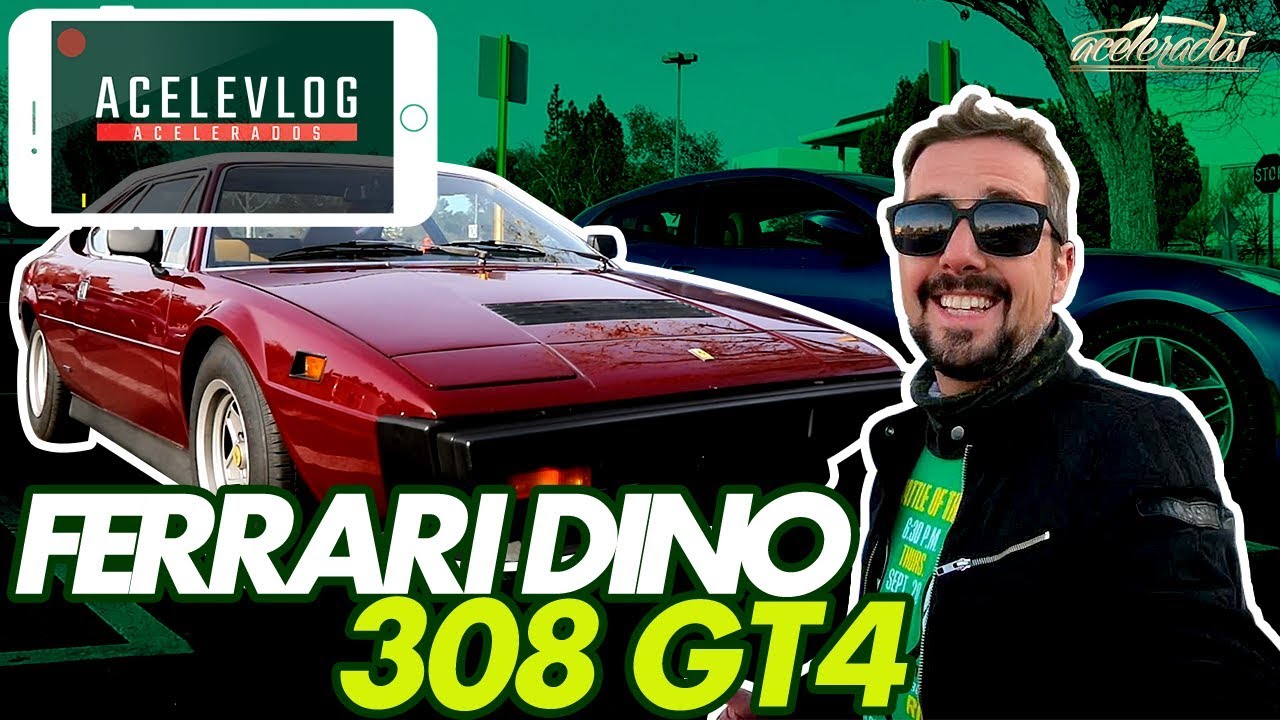 FERRARI 1975 ANDA BEM? CASSIO ACELERA A 308 GT4 E VISITA O SUPERCAR SUNDAYS! ACELEVLOG #32